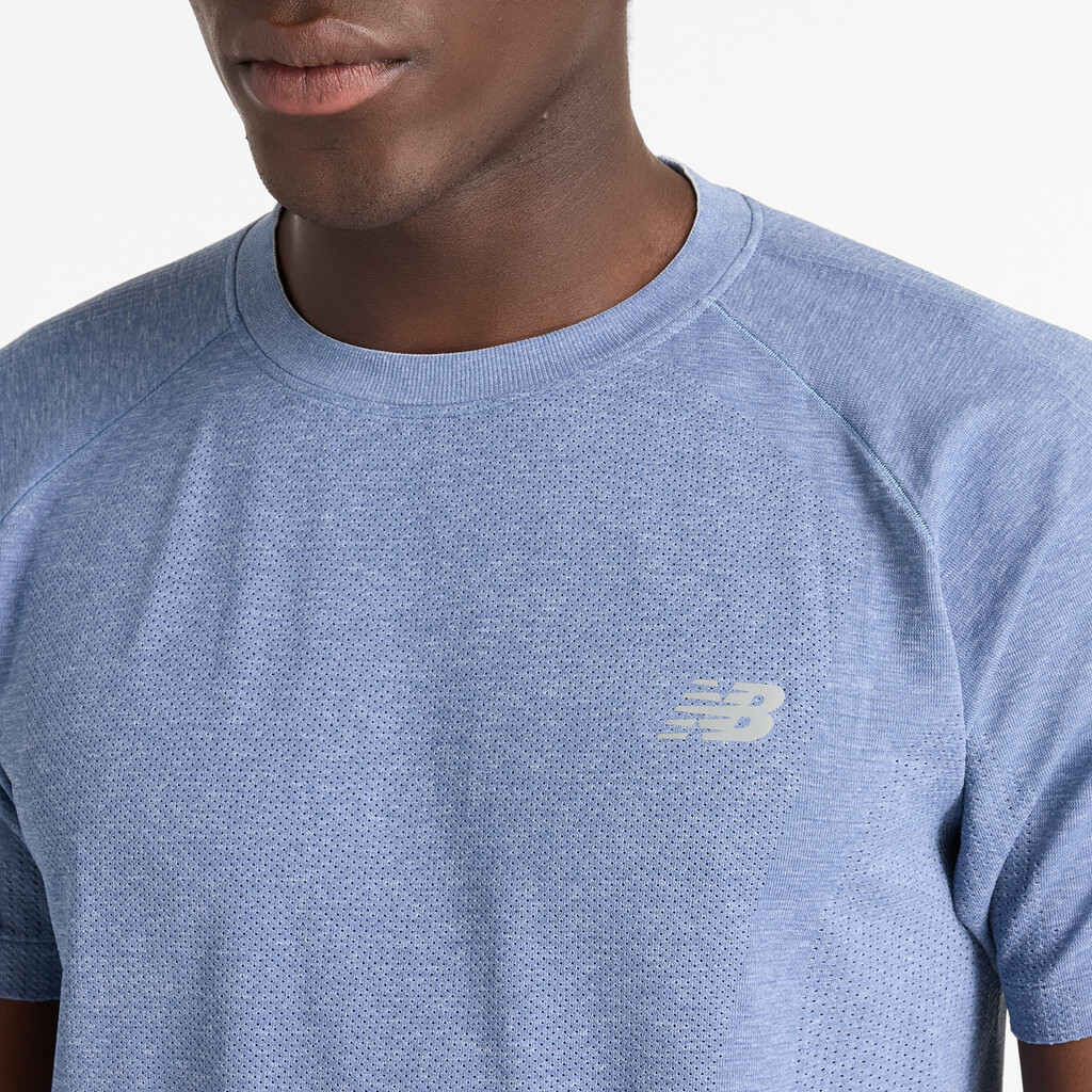 New Balance - NB Athletics Seamless T-Shirt - heron blue