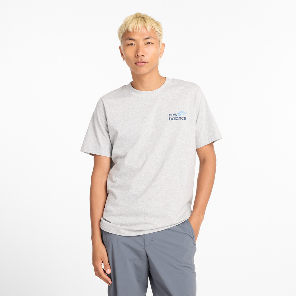 New Balance - Sport Graphic Brand T-Shirt - athletic grey