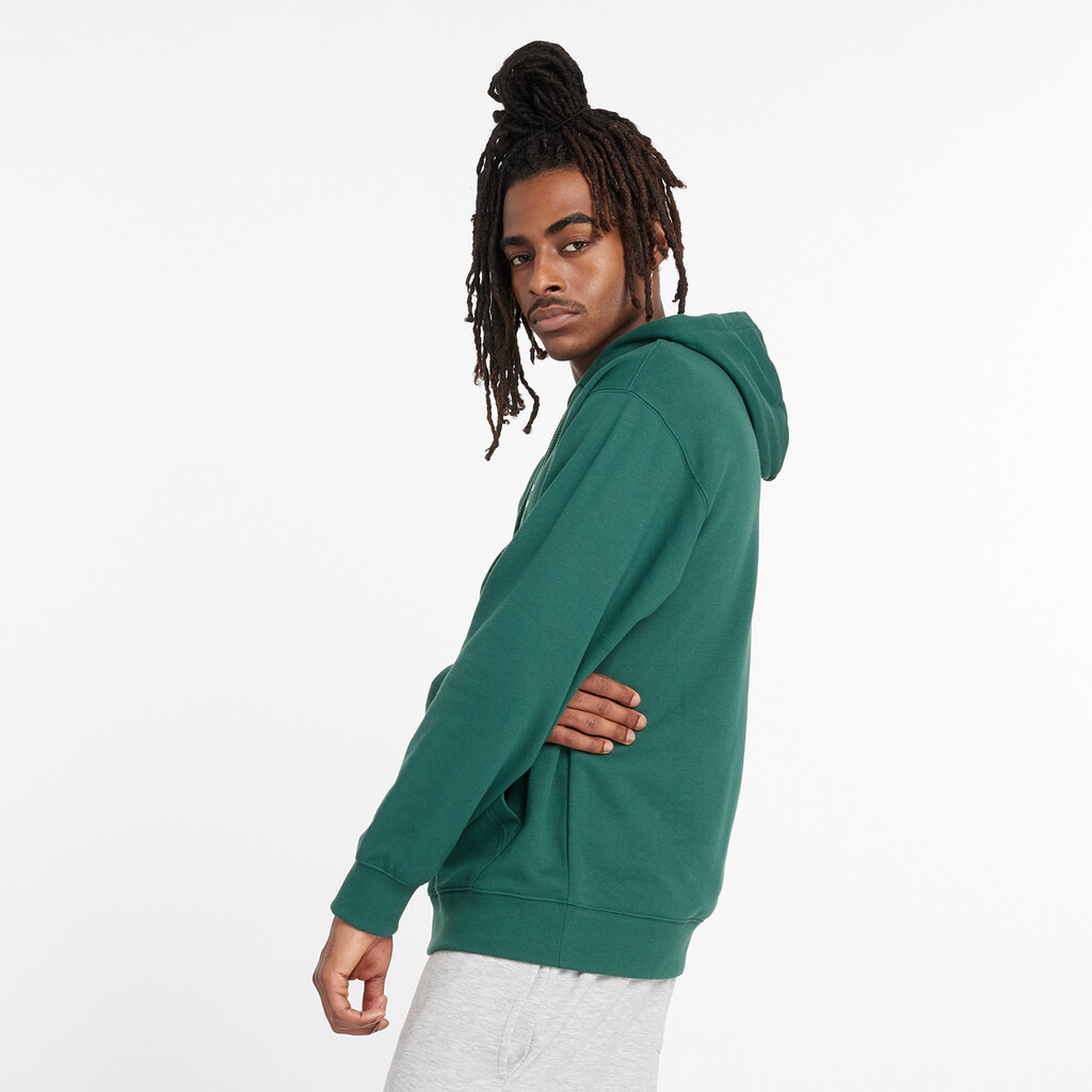 New Balance - Sport Essentials Stacked Logo French Terry Hoodie - nightwatch green