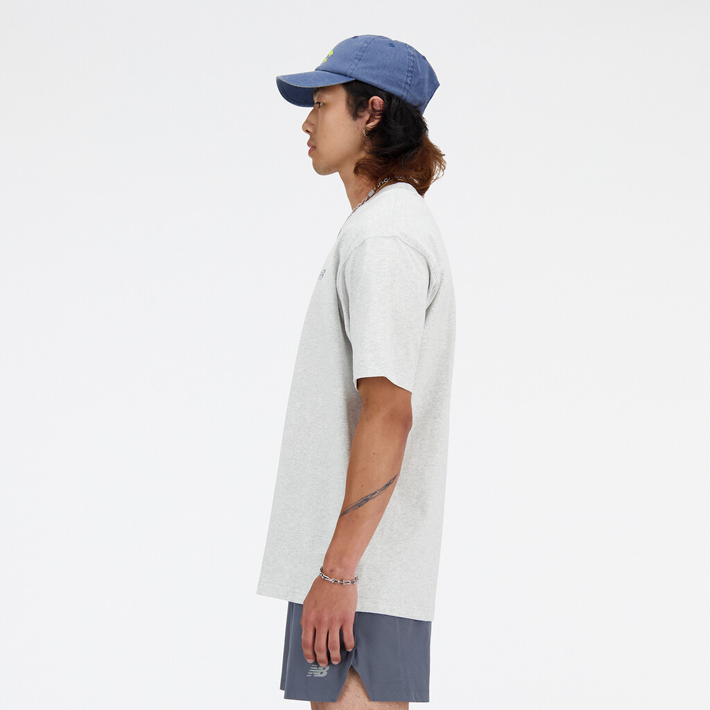 New Balance - NB Athletics Cotton T-Shirt - ash heather