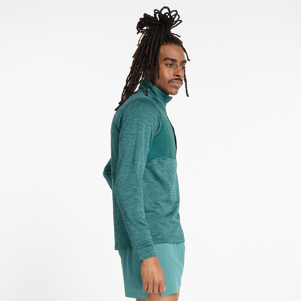 New Balance - Athletics Heat Grid 1/2 Zip - new spruce