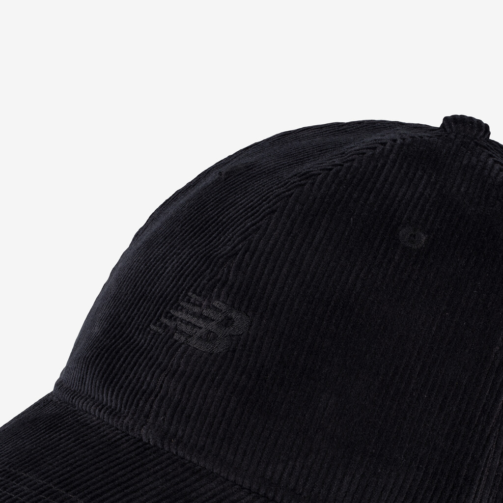 New Balance - 6 Panel Washed Corduroy Hat - black