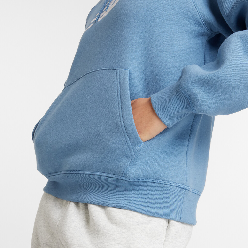 New Balance - W Sport Fleece Logo Hoodie - heron blue