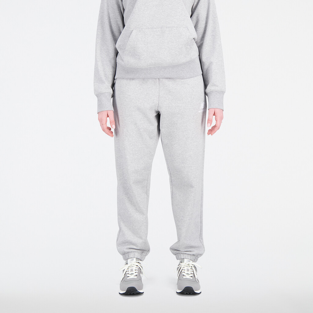 New Balance - W Essentials Stacked Logo Sweatpant - athletic grey