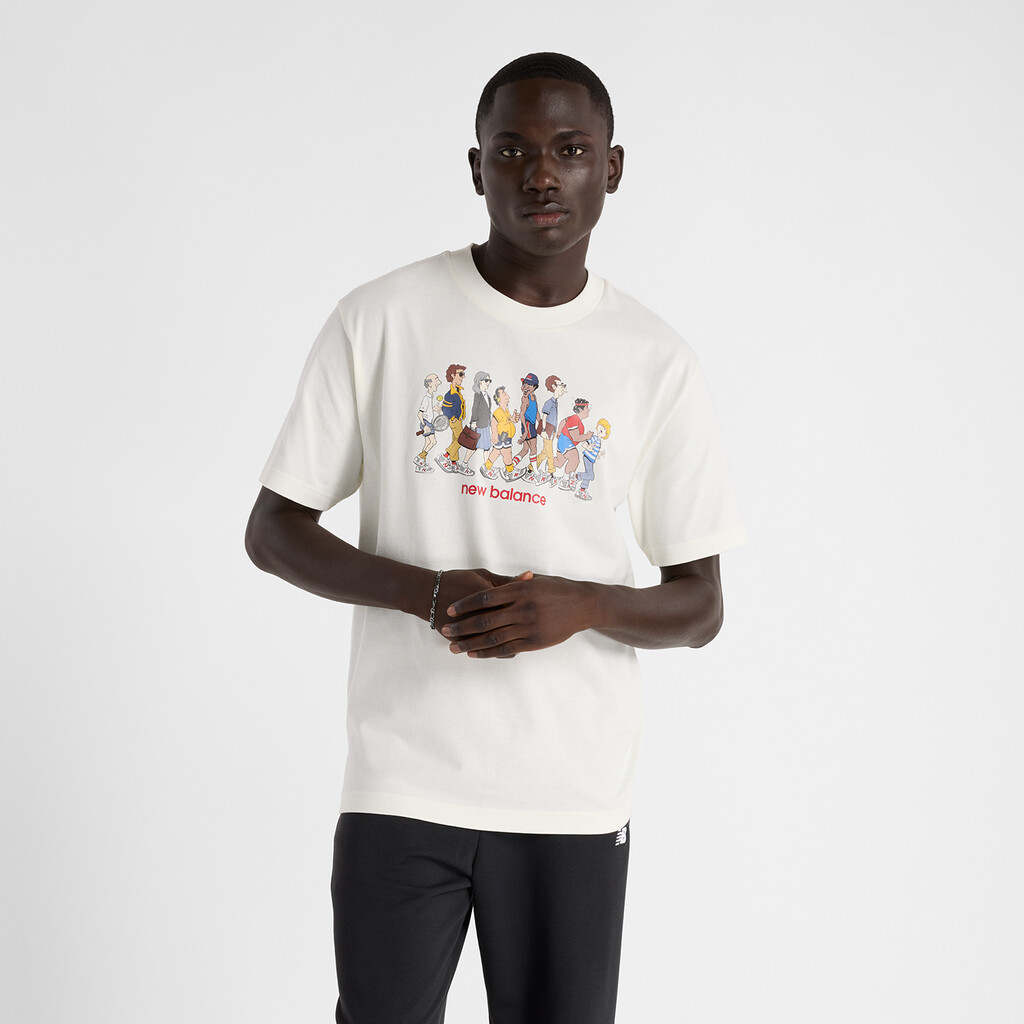 New Balance - Athletics Relaxed Archive Walk T-Shirt - sea salt