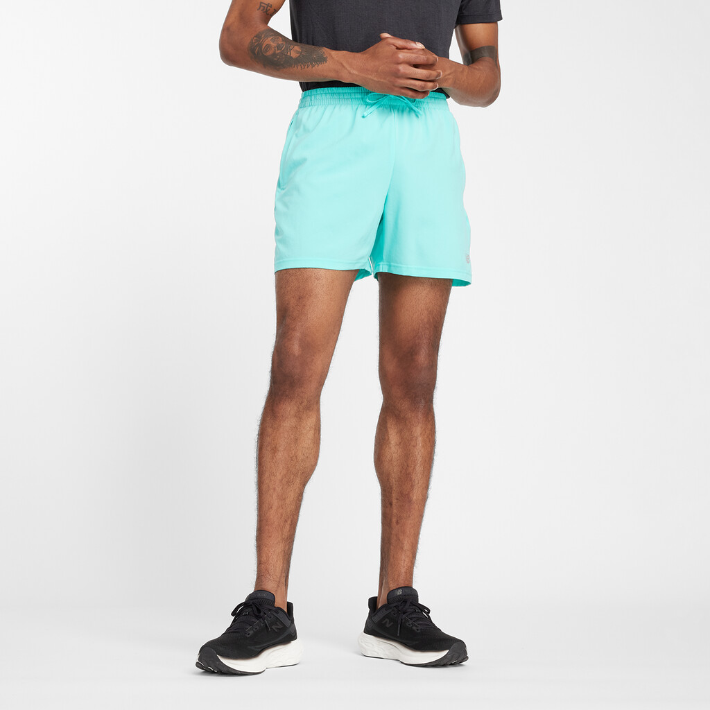 New Balance - Sports Essentials Short 5 Inch Brief - cyber jade