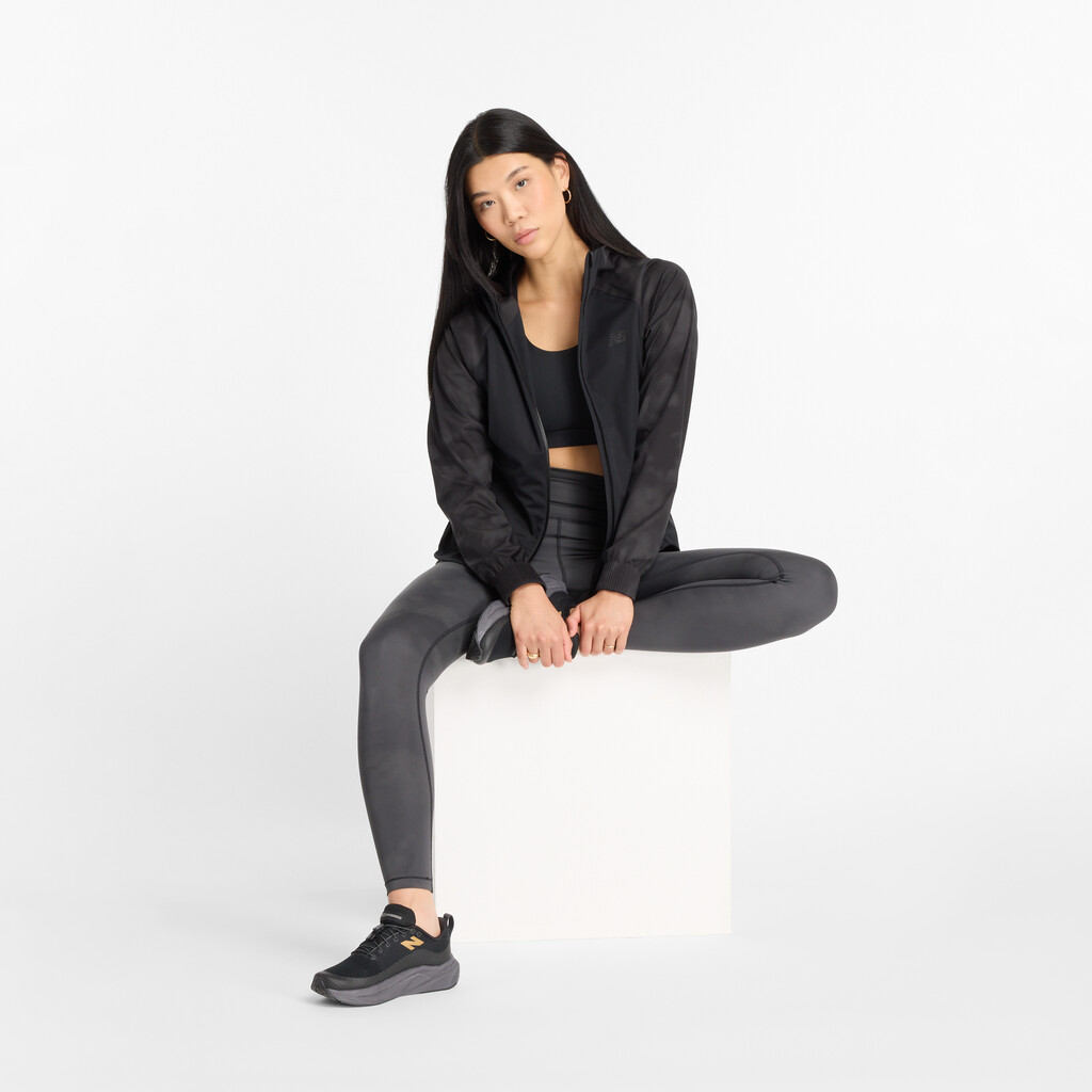 New Balance - W Athletics Reflective Heat High Rise Legging 27" - blacktop