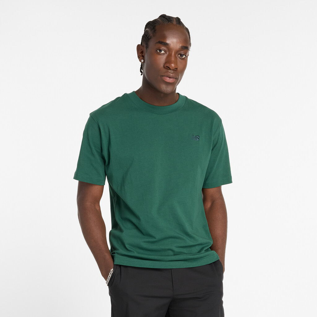 New Balance - NB Athletics Cotton T-Shirt - nightwatch green