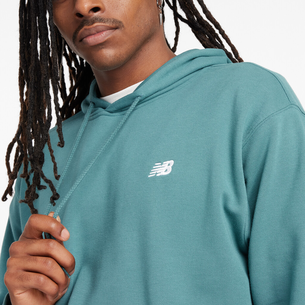 New Balance - Sport Essentials Small Logo French Terry Hoodie - new spruce