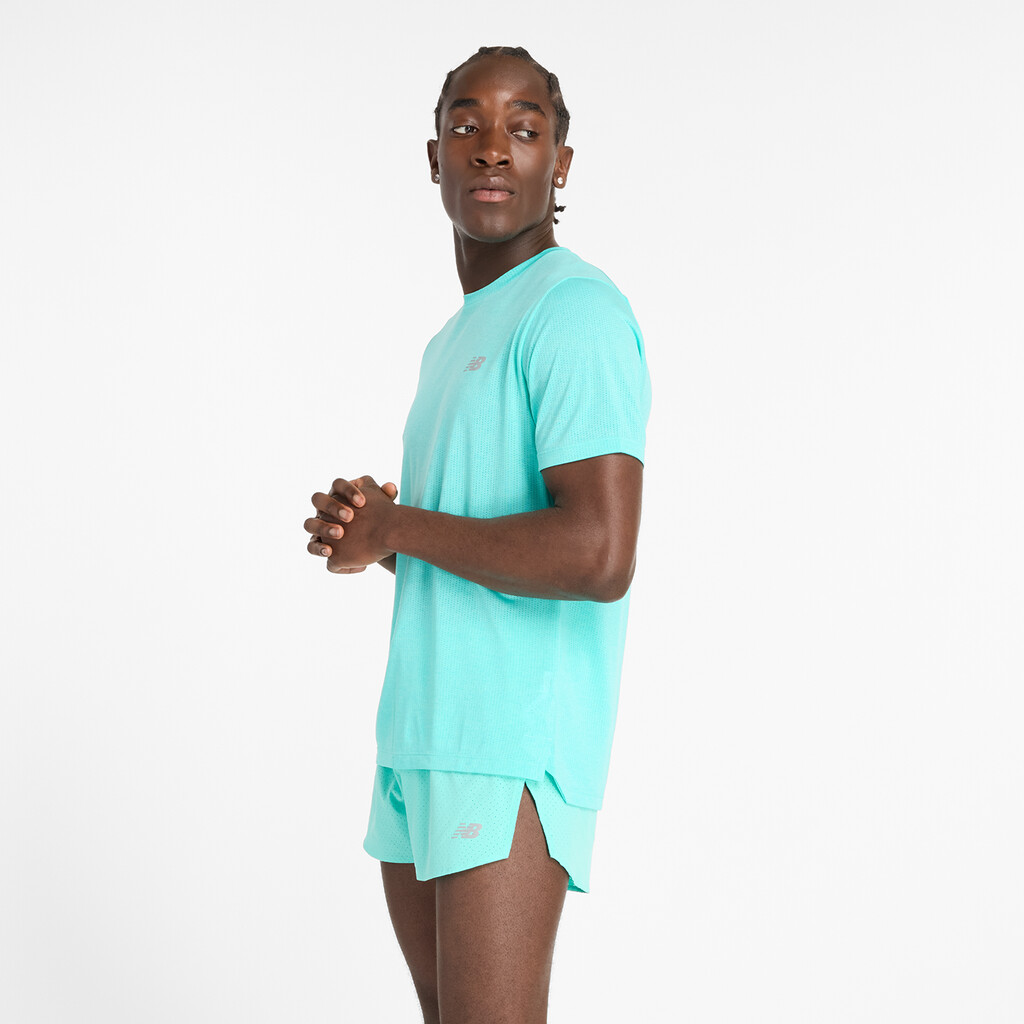 New Balance - NB Athletics Run T-Shirt - cyber jade