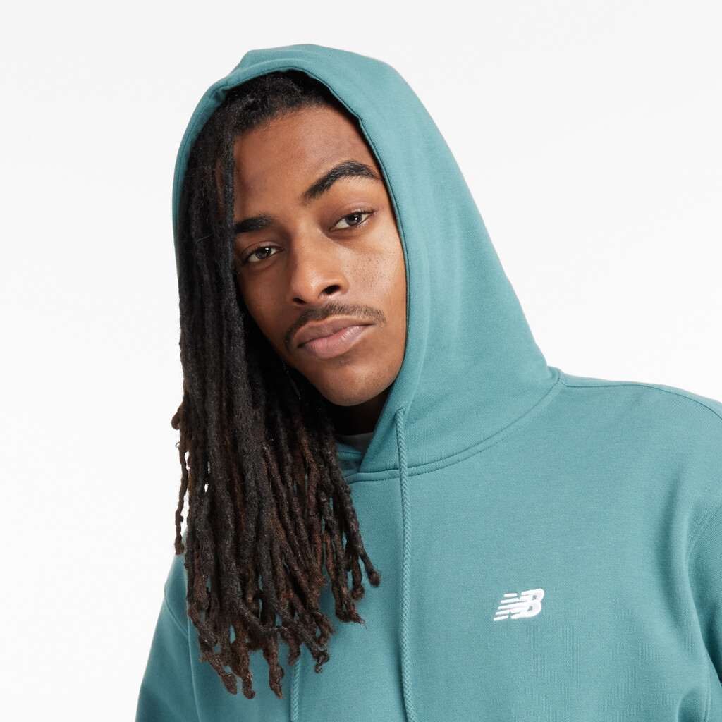 New Balance - Sport Essentials Small Logo French Terry Hoodie - new spruce