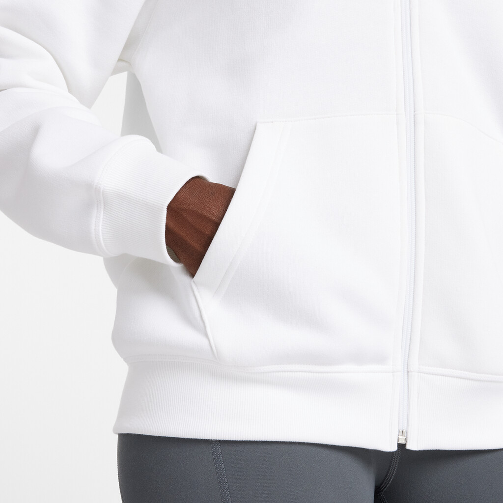 New Balance - W Sport Fleece Logo Full Zip - white