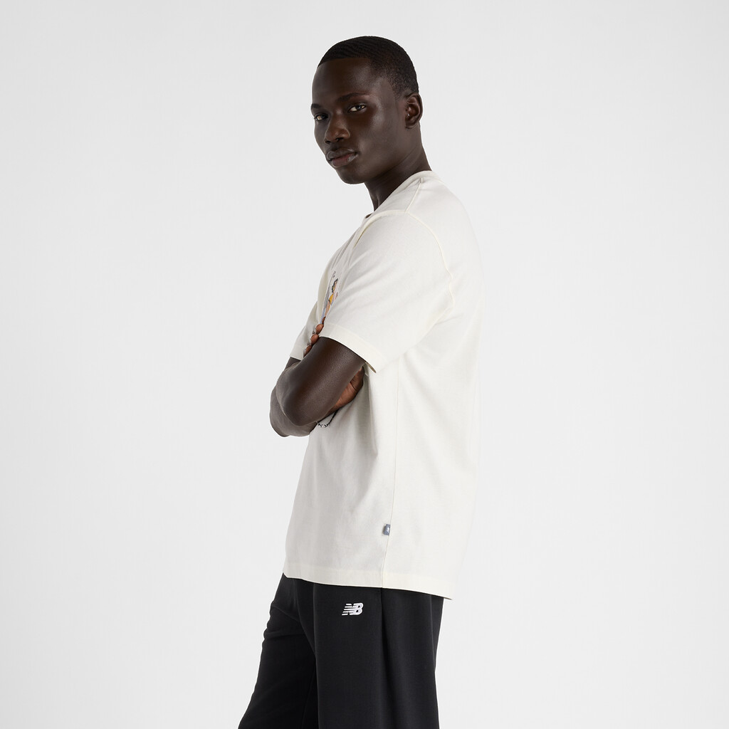 New Balance - Athletics Relaxed Archive Walk T-Shirt - sea salt