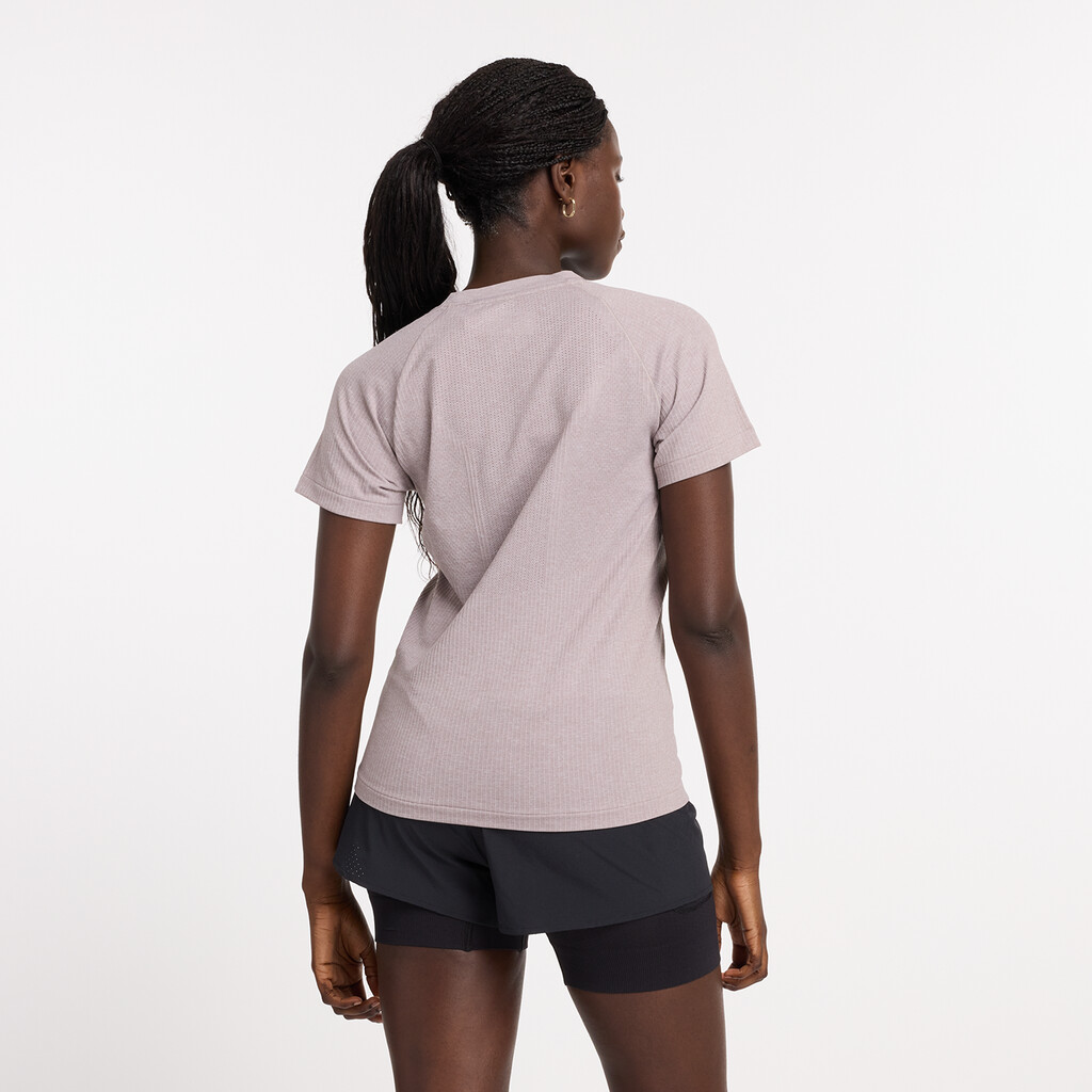 New Balance - W Seamless T-Shirt - light mushroom heather