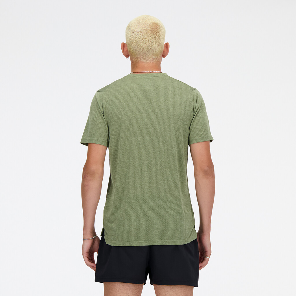 New Balance - NB Athletics Run T-Shirt - dark olivine