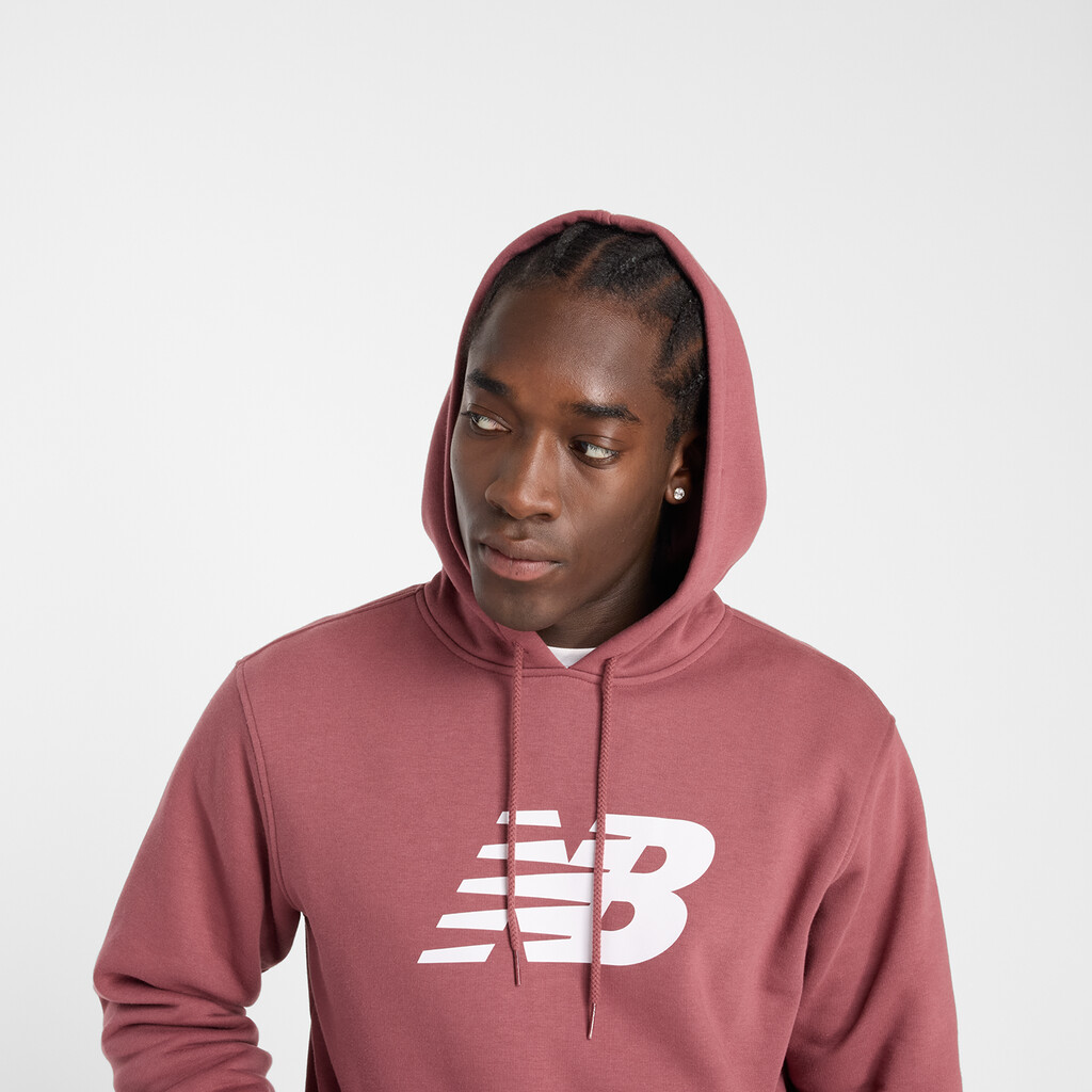 New Balance - Sport Core Brushed Hoodie - washed burgundy