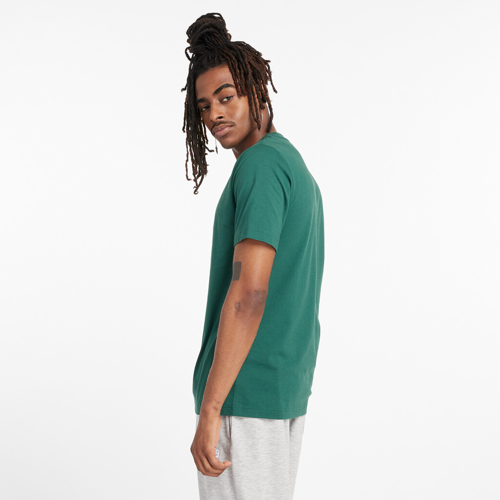 New Balance - Sport Essentials Stacked Logo T-Shirt - nightwatch green