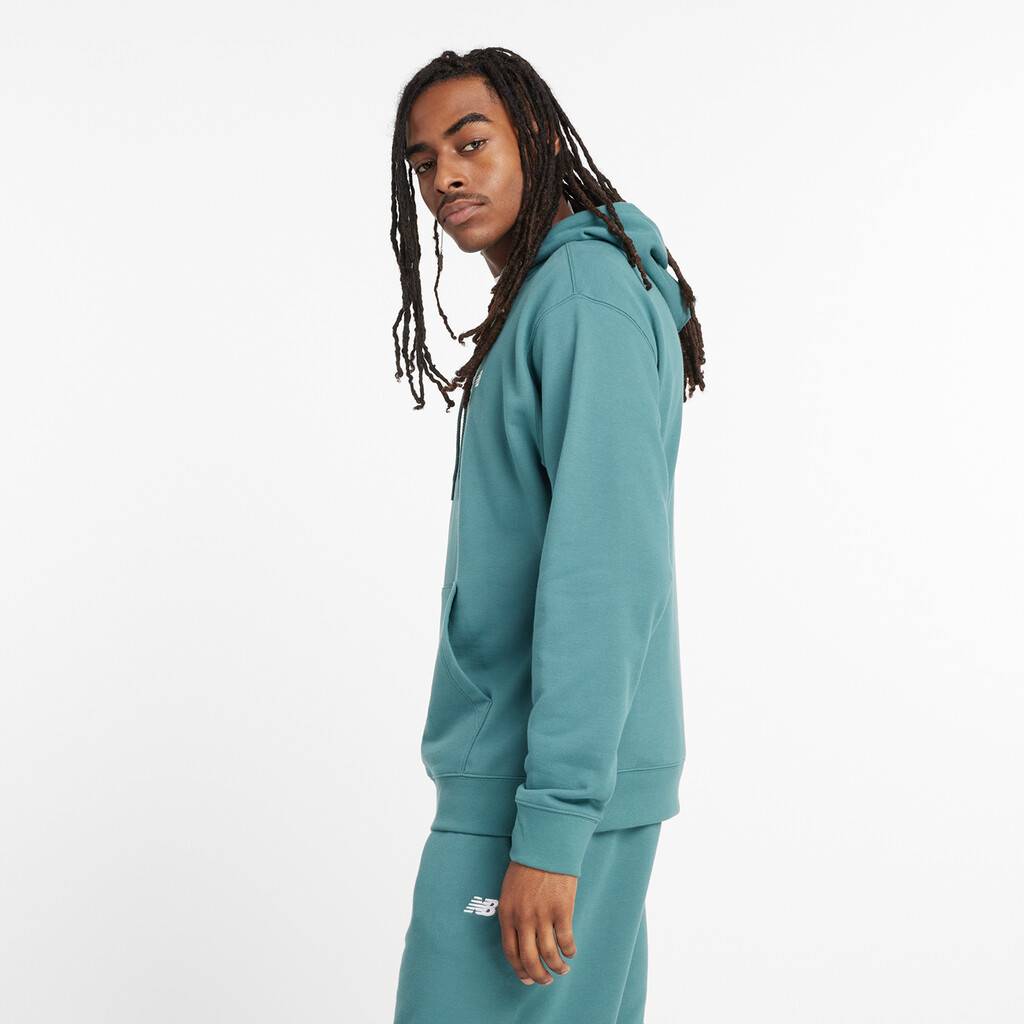 New Balance - Sport Essentials Small Logo French Terry Hoodie - new spruce