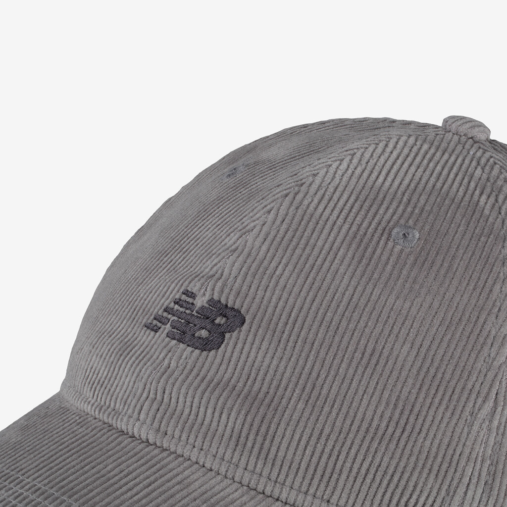 New Balance - 6 Panel Washed Corduroy Hat - slate