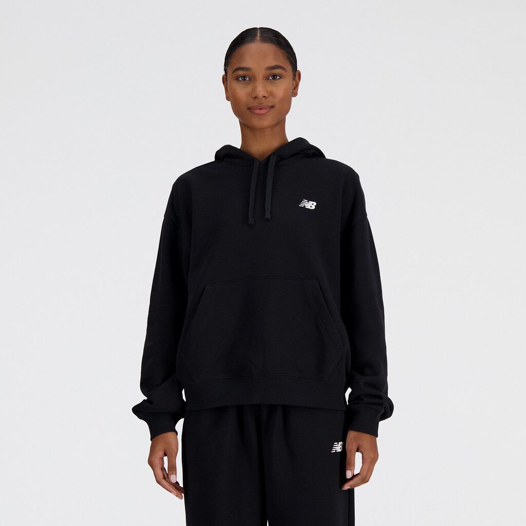 New Balance - W Sport Essentials French Terry Small Logo Hoodie - black