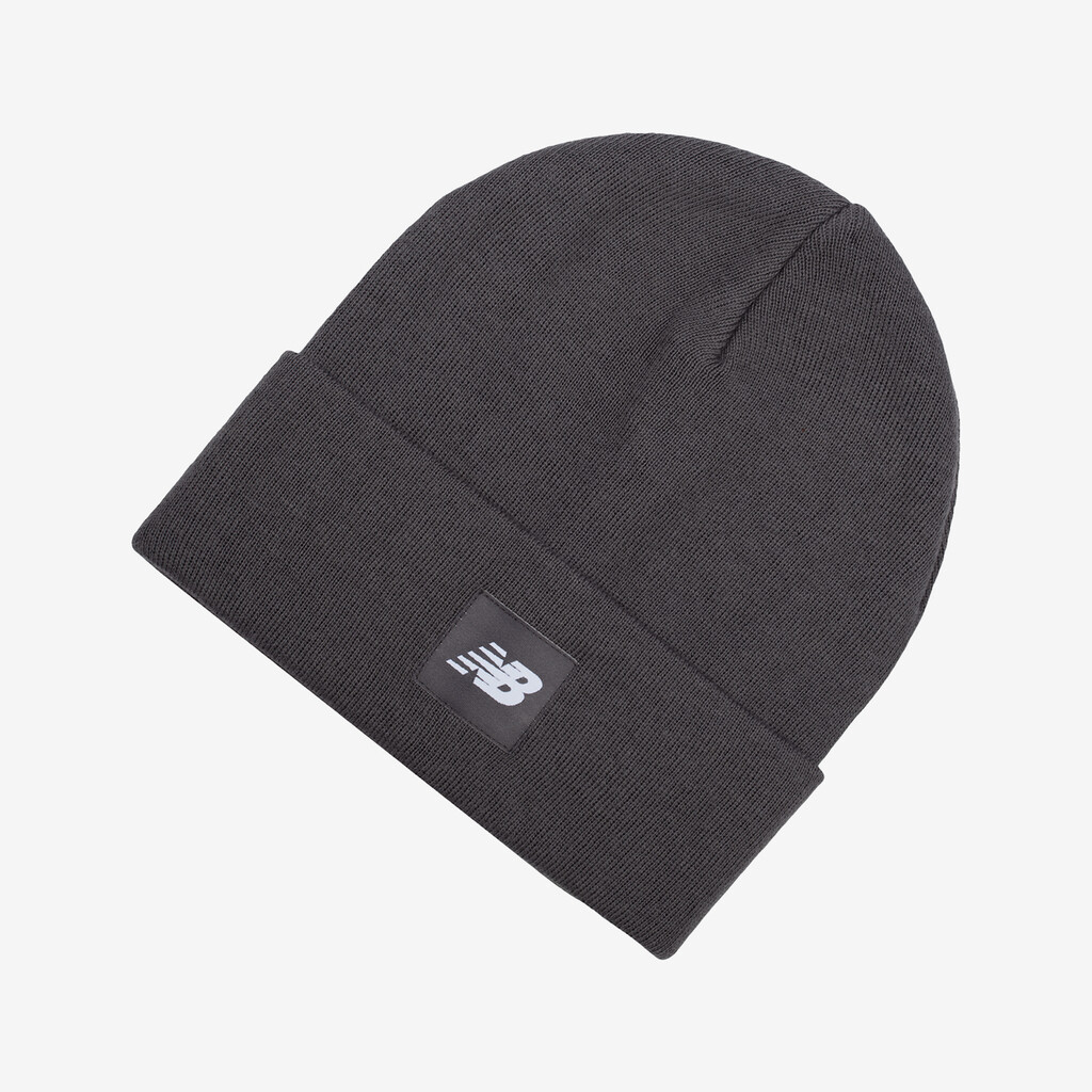 New Balance - Cuffed Beanie Flying NB Logo - graphite